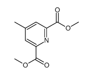 dimethyl 4-methylpyridine-2,6-dicarboxylate结构式