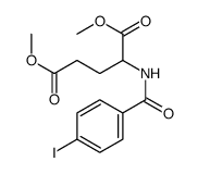 Dimethyl N-(4-iodobenzoyl)glutamate Structure