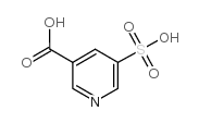 5-磺酸基烟酸结构式