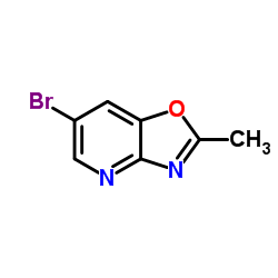 6-Bromo-2-methyloxazolo[4,5-b]pyridine structure