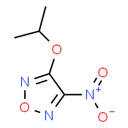 1,2,5-Oxadiazole,3-(1-methylethoxy)-4-nitro-(9CI) structure
