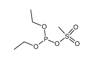(diethyl phosphorous) methanesulfonic anhydride Structure