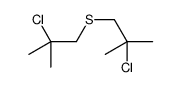 2-chloro-1-(2-chloro-2-methylpropyl)sulfanyl-2-methylpropane结构式