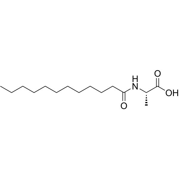 N-月桂酰-L-丙氨酸结构式