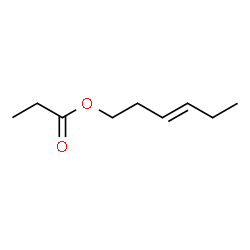 (Z)-3-hexen-1-yl propionate结构式