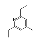 2,6-diethyl-4-methylpyridine结构式