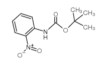 2-硝基苯基氨基甲酸叔丁酯结构式