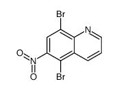 5,8-二溴-6-硝基喹啉结构式