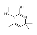 4,6,6-trimethyl-3-(methylamino)-1H-pyrimidine-2-thione Structure