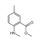 5-甲基-2-(甲胺基)苯甲酸甲酯结构式