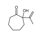 2-hydroxy-2-(prop-1-en-2-yl)cycloheptan-1-one Structure