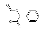 (α-Formyloxy)phenyl acetyl chloride Structure