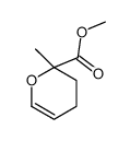 methyl 2-methyl-3,4-dihydropyran-2-carboxylate结构式