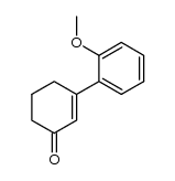 3-(2-methoxyphenyl)cyclohex-2-en-1-one结构式