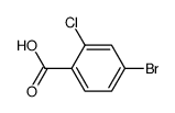 4-bromo-2-chlorobenzoic acid Structure