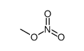 methyl nitrate Structure