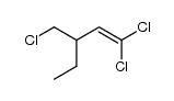 1,1-dichloro-3-chloromethyl-pent-1-ene结构式