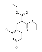 diethyl 2-[(2,4-dichlorophenyl)methyl]propanedioate结构式