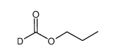 甲酸丙酯-D1结构式