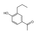 1-(4-羟基-3-丙基苯基)乙酮结构式