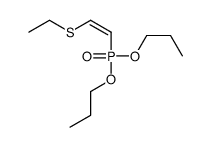 1-[2-ethylsulfanylethenyl(propoxy)phosphoryl]oxypropane结构式