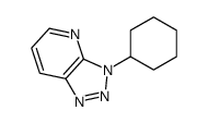 3-cyclohexyltriazolo[4,5-b]pyridine结构式