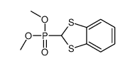 1,3-苯并二硫醇-2-基膦酸二甲酯结构式
