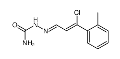 β-Chlor-o-methylzimtaldehydsemicarbazon结构式