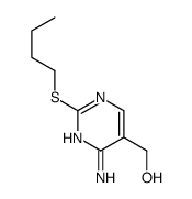 (4-amino-2-butylsulfanylpyrimidin-5-yl)methanol Structure