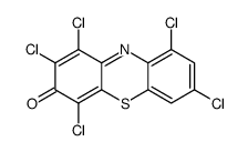 1,2,4,7,9-pentachlorophenothiazin-3-one Structure