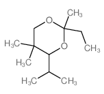 2-ethyl-2,5,5-trimethyl-4-propan-2-yl-1,3-dioxane Structure