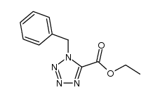 ethyl 1-benzyltetrazole-5-carboxylate结构式