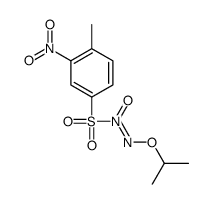(4-methyl-3-nitrophenyl)sulfonyl-oxido-propan-2-yloxyiminoazanium结构式