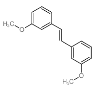 Benzene,1,1'-(1,2-ethenediyl)bis[3-methoxy- Structure