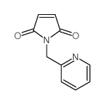 1H-Pyrrole-2,5-dione,1-(2-pyridinylmethyl)- Structure