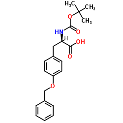 Boc-D-Tyr(Bzl)-OH Structure