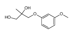3-(m-Methoxyphenoxy)-2-methyl-1,2-propanediol Structure