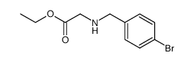 N-(4-bromobenzyl)glycine ethyl ester Structure