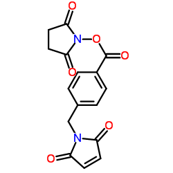 4-(2-N-MALEIMIDO)METHYL BENZOIC ACID-NHS结构式