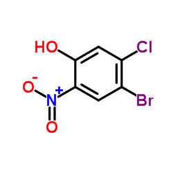 4-Bromo-5-chloro-2-nitrophenol Structure