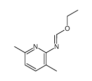 ethyl N-(3,6-dimethyl-2-pyridyl)formamidate结构式