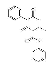 4-methyl-2-methylene-6-oxo-N,1-diphenyl-1,2,3,6-tetrahydropyridine-3-carboxamide Structure