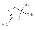 2,5,5-trimethyl-4H-1,3-thiazole结构式