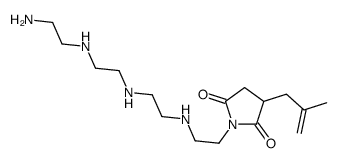 2,5-Pyrrolidinedione, 1-2-2-2-(2-aminoethyl)aminoethylaminoethylaminoethyl-, monopolyisobutenyl derivs. Structure