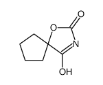 1-Oxa-3-azaspiro[4.4]nonane-2,4-dione(6CI,9CI) Structure