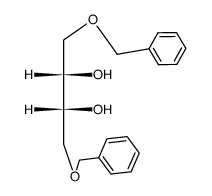 meso-1,4-bis(benzyloxy)butane-2,3-diol结构式