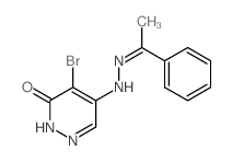4-bromo-5-((2Z)-2-(1-phenylethylidene)hydrazinyl)-2H-pyridazin-3-one picture