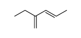 (E)-2-ethyl-1,3-pentadiene Structure