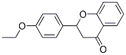 2-(4-Ethoxyphenyl)-2,3-dihydro-4H-1-benzopyran-4-one结构式