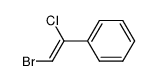 (Z)-(2-bromo-1-chlorovinyl)benzene结构式